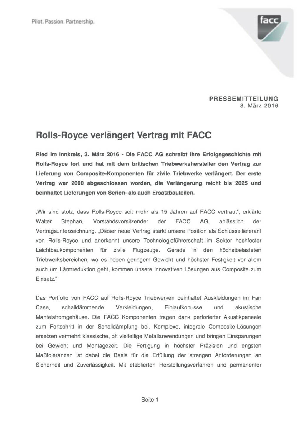 FACC Pressemitteilung: Rolls-Royce verlängert Vertrag mit FACC, Seite 1/4, komplettes Dokument unter http://boerse-social.com/static/uploads/file_726_facc_pressemitteilung_rolls-royce_verlangert_vertrag_mit_facc.pdf