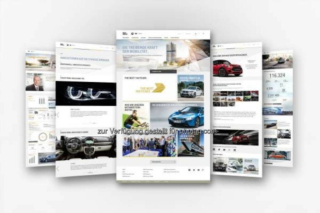 BMW Group erneuert Onlineauftritt www.bmwgroup.com : Überarbeitetes Design mit neuer Bildsprache und zusätzlicher Funktionalität : Optimiert für die Anforderungen einer modernen und zukunftsgerichteten Online-Kommunikation : © BMW Group, © Aussender (04.03.2016) 