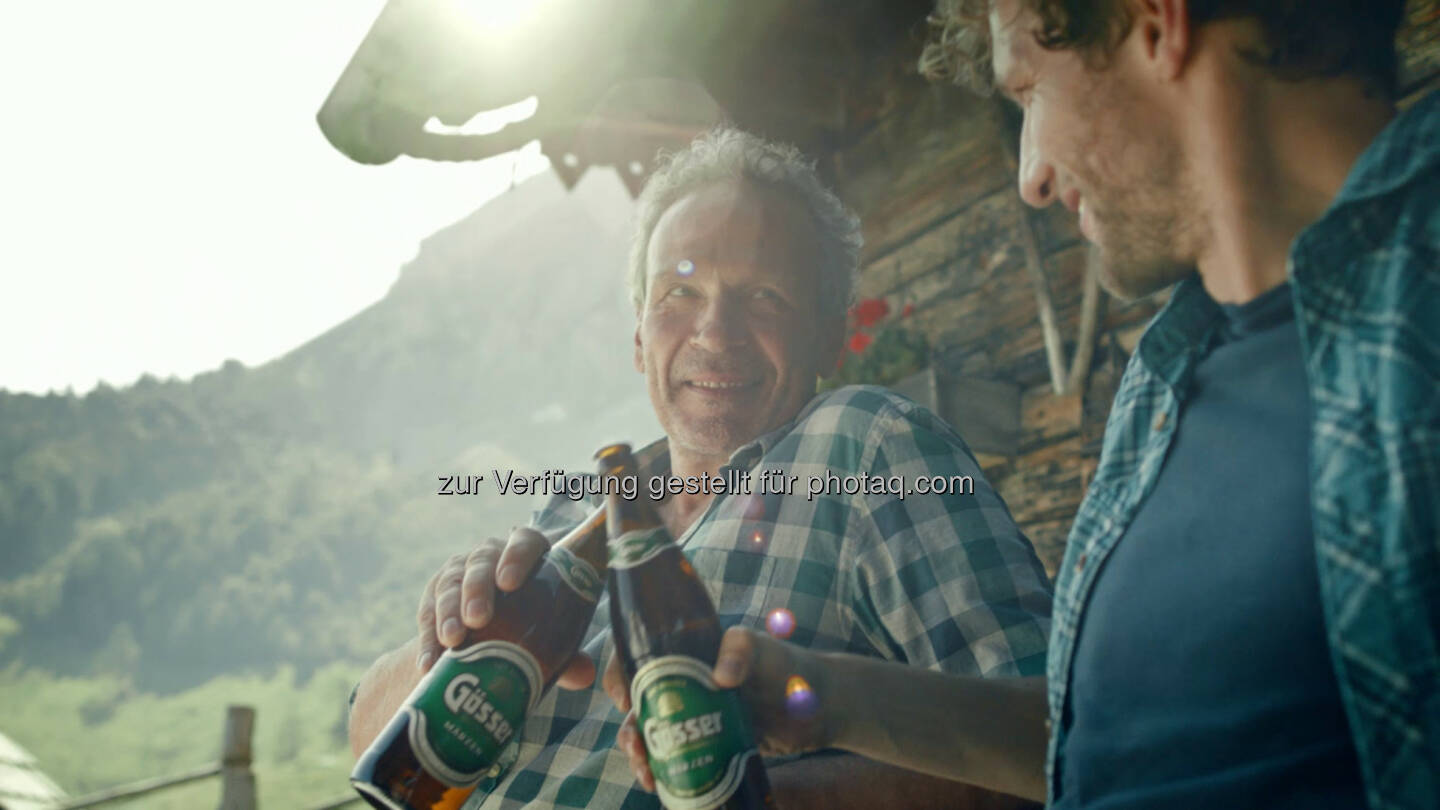 Neue Gösser-Kampagne : Österreichs bestes Bier verbindet Generationen : Fotocredit: Brau Union Österreich