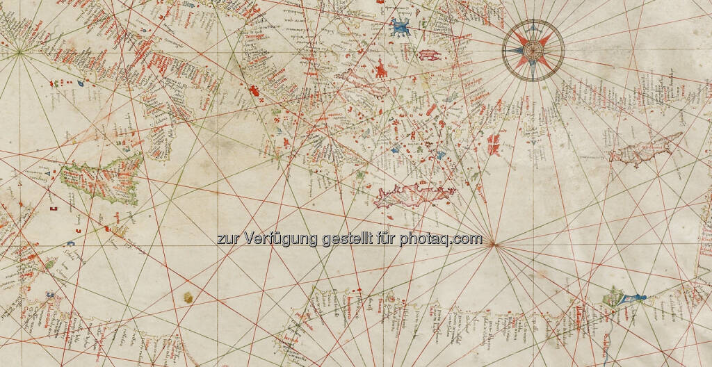 Historical Map, BL Add MS 31318A, The British Library Board, CC Public Domain : Digitalisierung unseres kulturellen Erbes : US Innovationssystem kauft Know-how und Internettechnologien aus Österreich : In Kooperation mit international führenden Universitäten setzen AIT Experten ihr Know-how auf dem Gebiet der Internettechnologien ein, um den Zugang zu wertvollen historischen Quellen im Internet zu vereinfachen und deren Nutzung zu erleichtern : Die Forschung wird im Rahmen des Projekts „Pelagios“ von der amerikanischen Andrew W. Mellon Foundation gefördert : Fotocredit: BL Add MS 31318A, The British Library Board, CC Public Domain, © Aussendung (09.03.2016) 