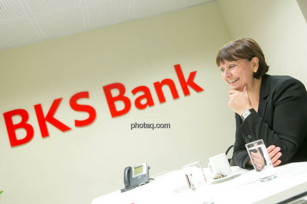 Herta Stockbauer (Vorstand BKS-Bank), © Martina Draper/photaq (10.03.2016) 