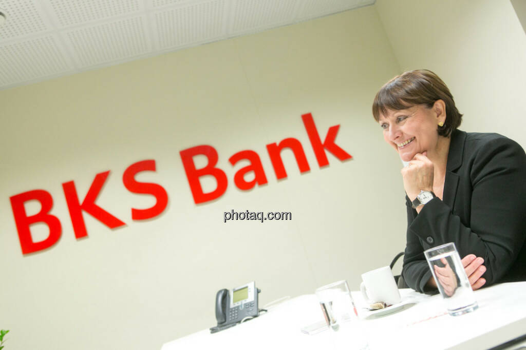 Herta Stockbauer (Vorstand BKS-Bank), © Martina Draper/photaq (10.03.2016) 