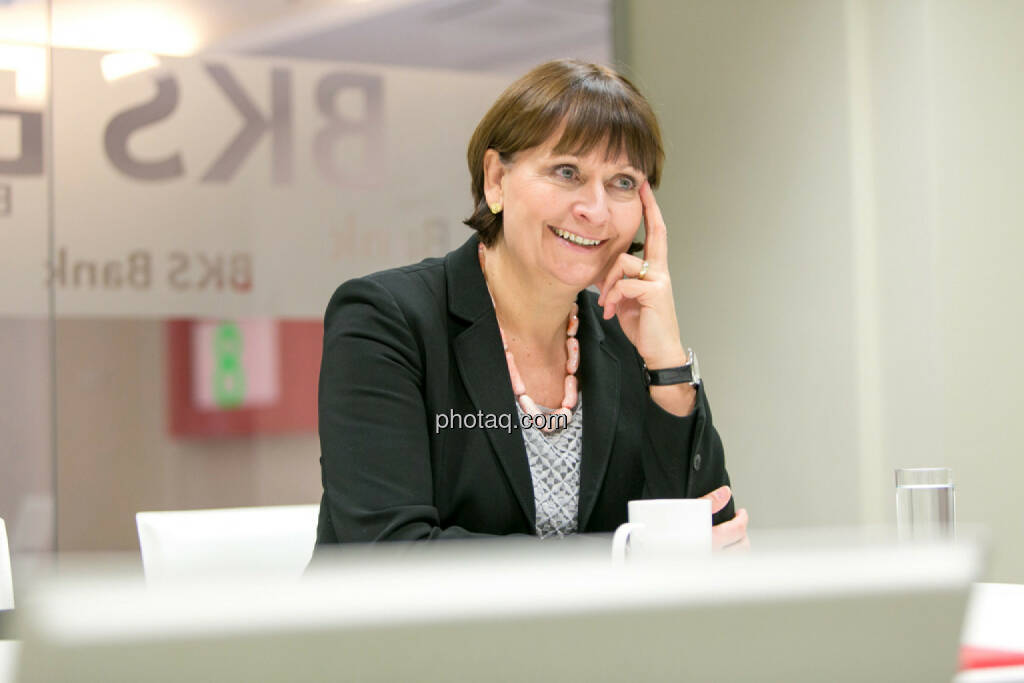 Herta Stockbauer (Vorstand BKS-Bank), © Martina Draper/photaq (10.03.2016) 