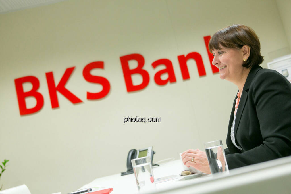 Herta Stockbauer (Vorstand BKS-Bank), © Martina Draper/photaq (10.03.2016) 