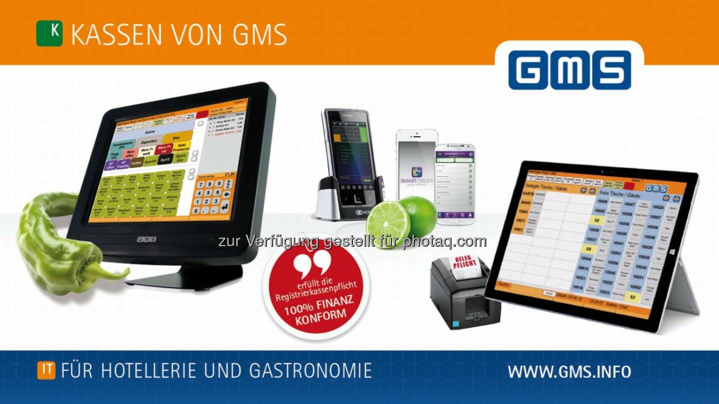 Kassen von GMS Hutter GmbH & Co KG : Mehr Umsatz dank des richtigen IT-Systems : Die Komprimierung auf drei Tage und der Fokus auf Qualität macht aus der GAST Klagenfurt einen modernen Marktplatz – GMS hat sich darauf spezialisiert, Hotellerie und Gastronomie mit intelligenten Soft- und Hardware Lösungen, die stets am Puls der Zeit sind, zu versorgen : Fotocredit: GMS