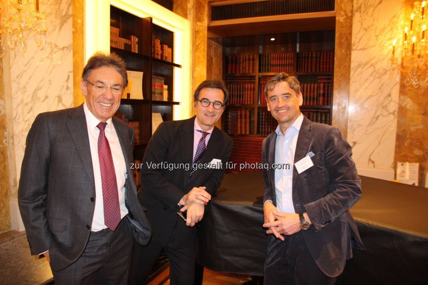 Rudolf Knünz (UIAG), Kari Arco (Semper Constantia), Christian Planegger (Privatinvestor)