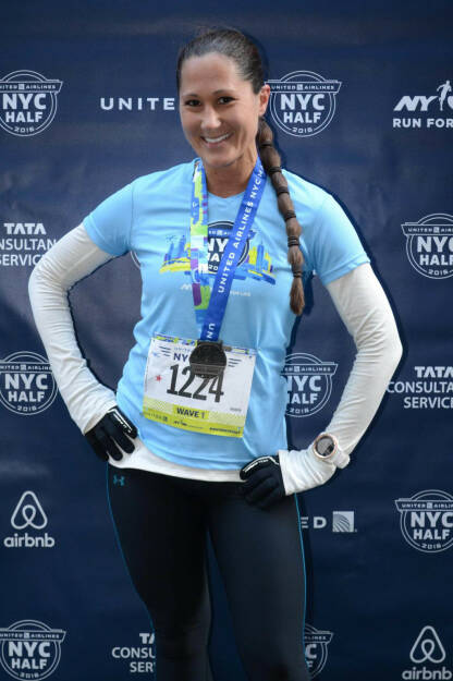 beim NYC Halbmarathon, NYC Half (24.03.2016) 