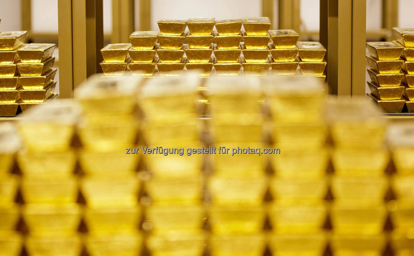 Goldbarren, Tresor (Bild: OeNB/Niesner)