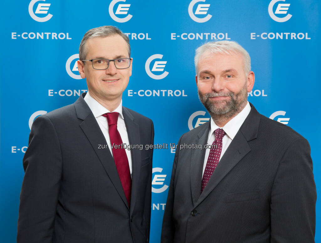 Wolfgang Urbantschitsch, Andreas Eigenbauer : Neue E-Control-Vorstände haben vergangene Woche, Freitag, die Leitung der Energieregulierungsbehörde übernommen : Fotocredit: E-Control, Anna Rauchenberger, © Aussender (29.03.2016) 