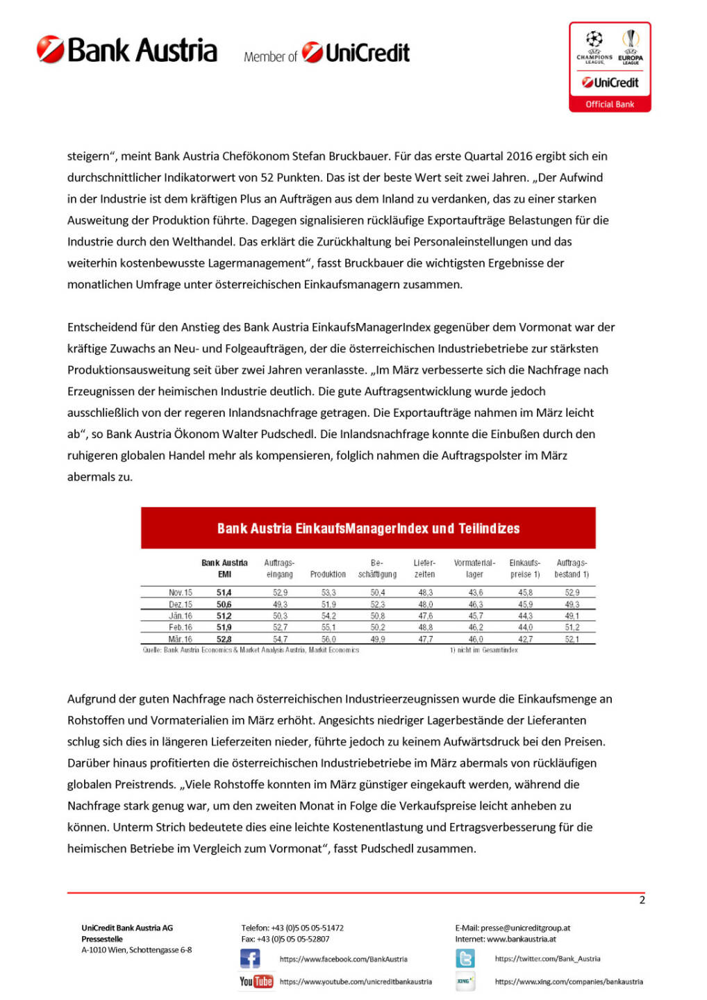 Bank Austria EinkaufsManagerIndex im März: Österreichs Industrie steigert Wachstumstempo seit Jahresbeginn, Seite 2/4, komplettes Dokument unter http://boerse-social.com/static/uploads/file_824_bank_austria_einkaufsmanagerindex_im_marz_osterreichs_industrie_steigert_wachstumstempo_seit_jahresbeginn.pdf