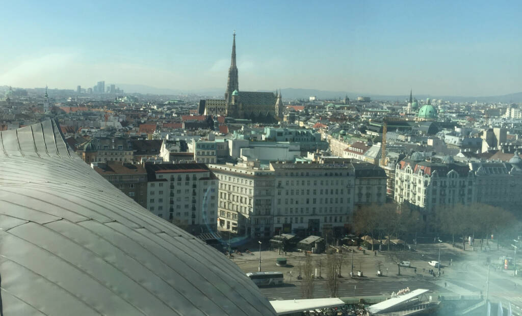 Big Media Brainstorming mit Blick auf den Stephansdom in Wien (31.03.2016)