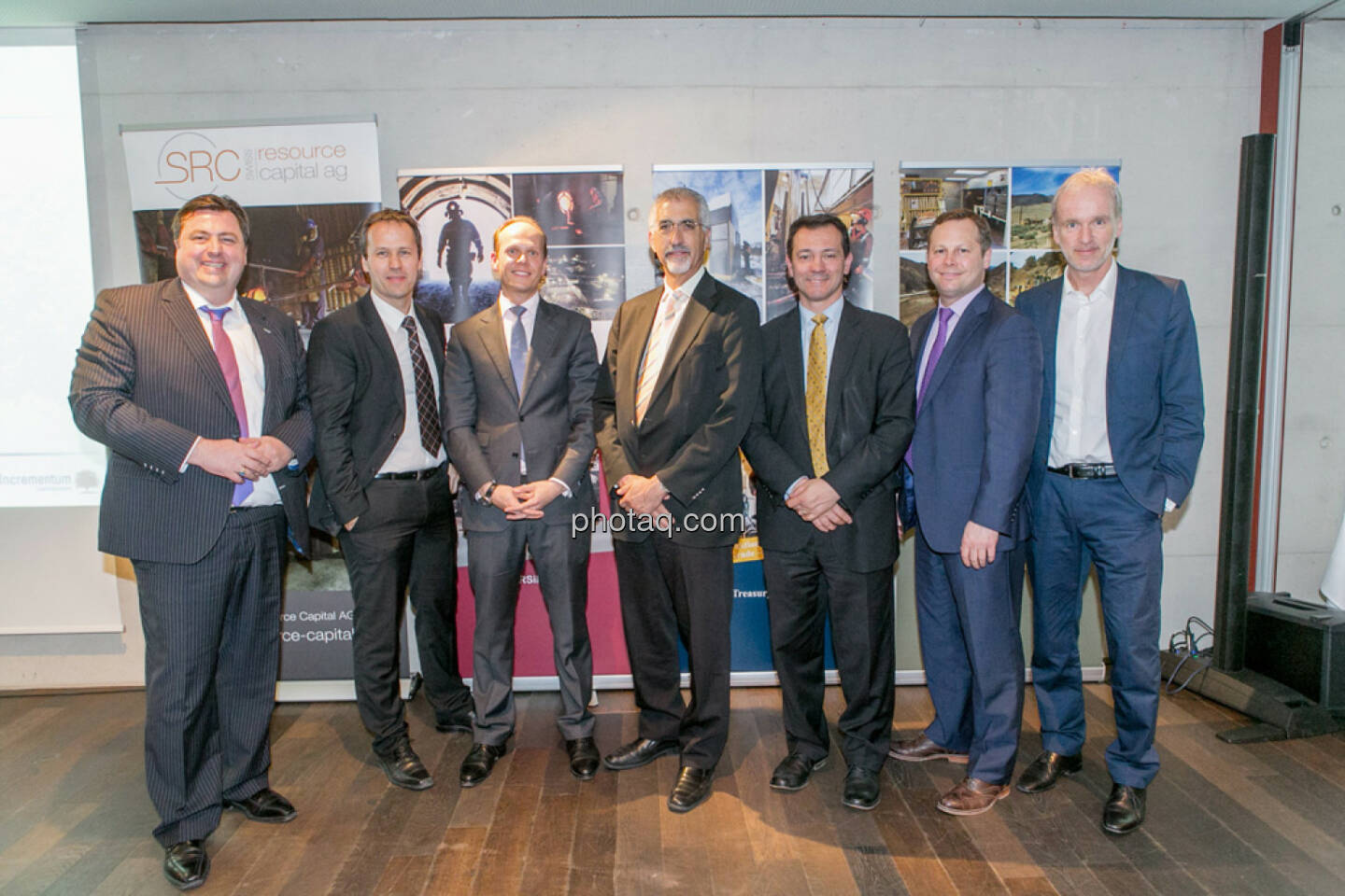 Jochen Staiger, Swiss Resource Capital AG, Joachim Brunner (SmallCap Investor), Ronald-Peter Stöferle (Incrementum AG), Bradford Cooke (Endeavour Silver), Corrado de Gasperis (Comstock Mining), Greg Ferron (Treasury Metals), Christian Drastil (BSN)