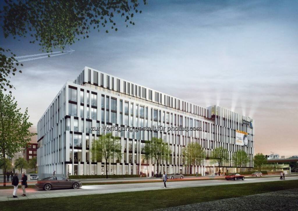 La Tete Düsseldorf : Porr Deutschland baut Bürogebäude La Tete in Düsseldorf : Fotocredit: (c)Aurelis Real Estate GmbH und Co. KG, © Aussendung (18.04.2016) 