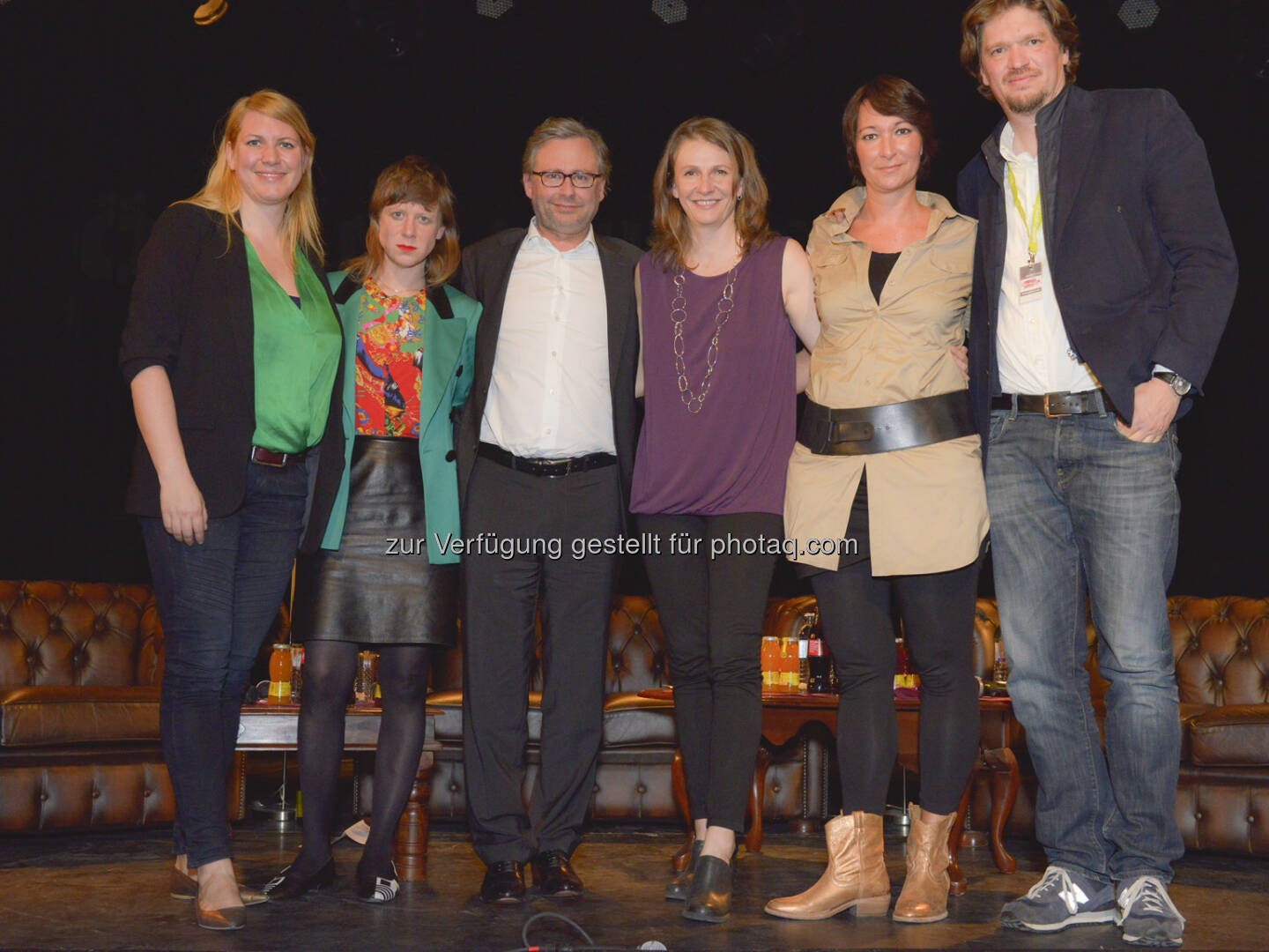 Elisabeth Hakel (NR Abg.), Alexander Wrabetz (Generaldirektor), Ankathie Koi (Musikerin), Romy Reis (Labelbetreiberin), Birgit Denk (Moderation), Georg Tomandl (Musikfonds-Obmann und Tonstudiobetreiber) : Der Österreichische Musikfonds feiert 10-Jahres-Jubiläum : Neben einem positiven Resümee über zehn Jahre erfolgreiche Fördertätigkeit steht die dringende Notwendigkeit einer deutlichen finanziellen Aufdotierung im Raum : Fotocredit: Mueller