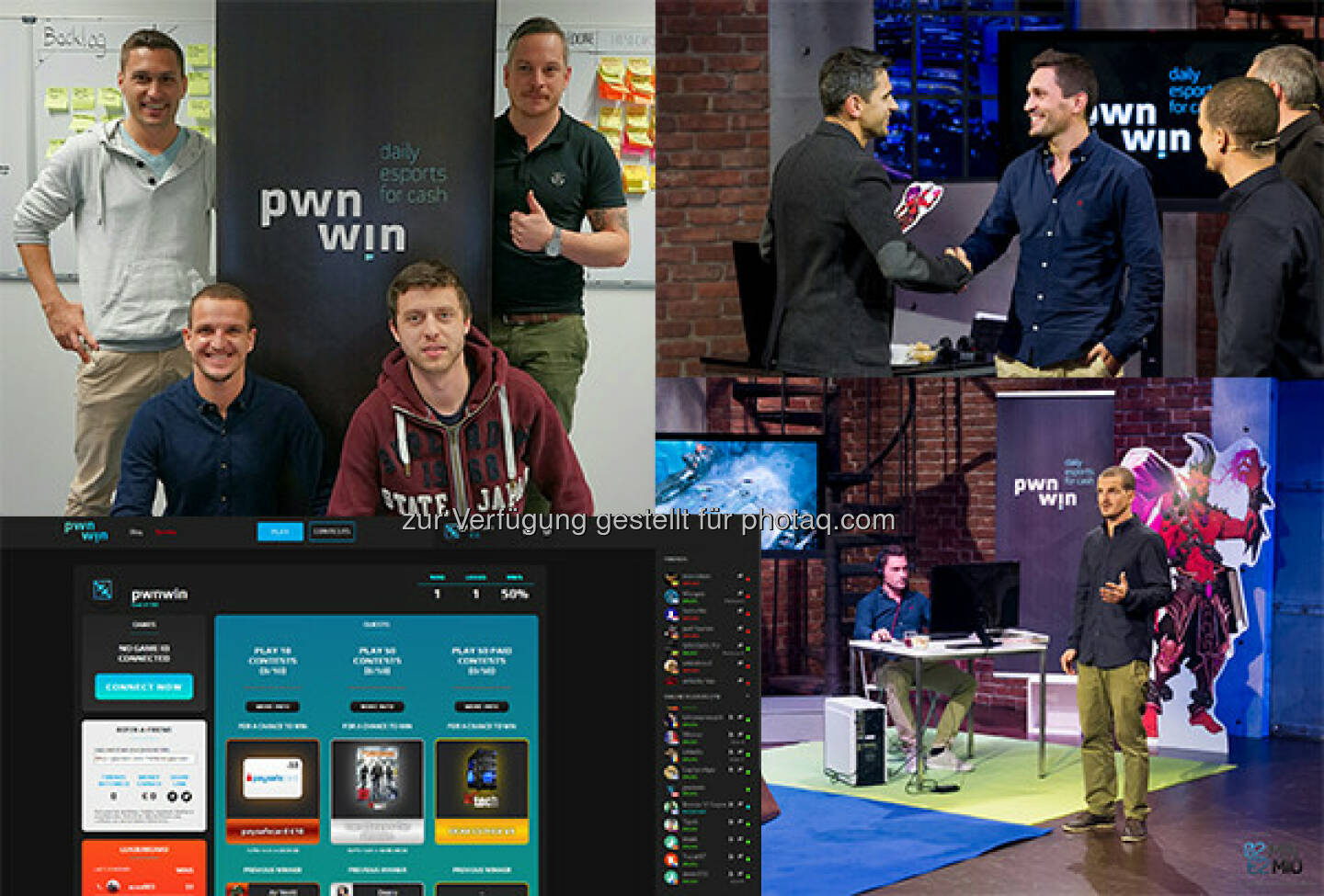 Gründer pwnwin : „2 Minuten, 2 Millionen“: pwnwin holt Michael Altrichter, startup300 und Martin Global AG an Bord : Fotocredit: pwnwin (c) Puls4 Gerry Frank