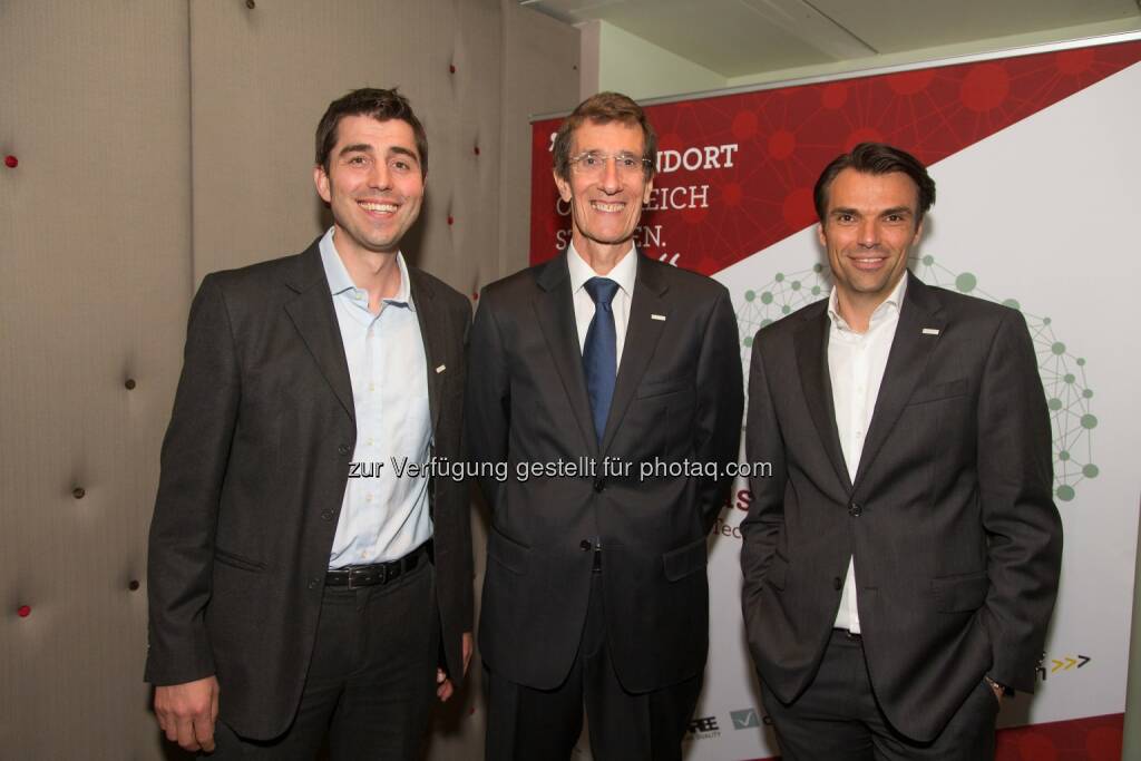 Joe Pichlmayr (CEO Ikarus Security Software), Wolfgang Horak (GF ICT Austria), Jochen Borenich (Präsident ICT Austria und COO bei Kapsch BusinessCom) : ICT Austria: Digitale Transformation made in Austria : Fotocredit: ICT Austria – Center for Business Technology/APA-Fotoservice/Tanzer, © Aussendung (28.04.2016) 