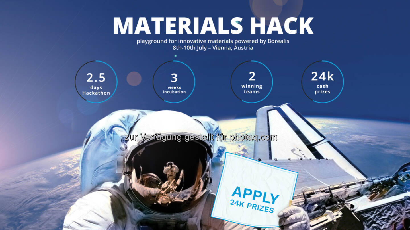Materials Hack 2016 : Europas größter Hackathon für Materialien 2016 in Wien: Borealis & StartUs rufen zur Teilnahme auf : Fotocredit: StartUs