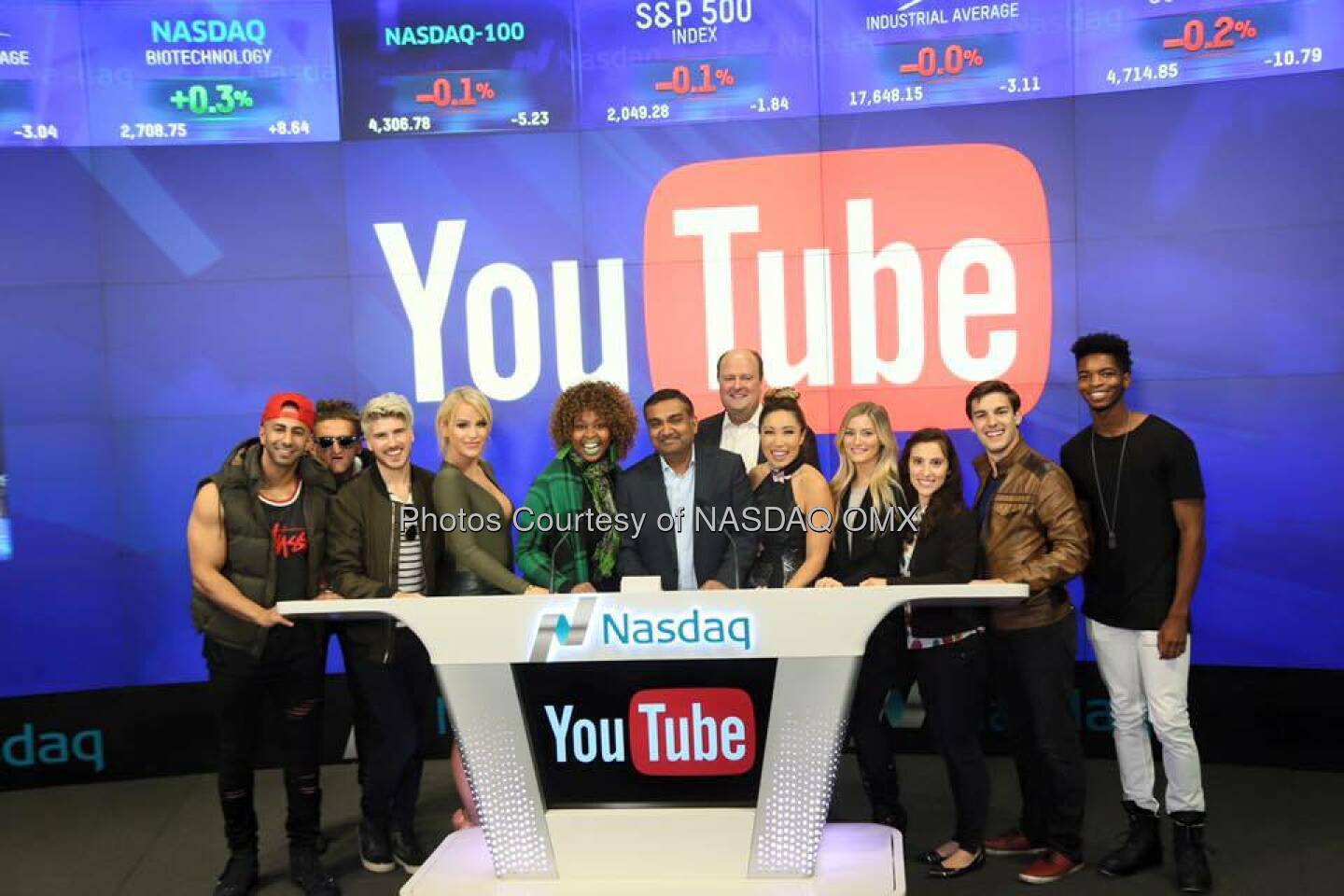 YouTube rang the Nasdaq Closing Bell along with the coolest YouTubers on the Source: http://facebook.com/NASDAQ