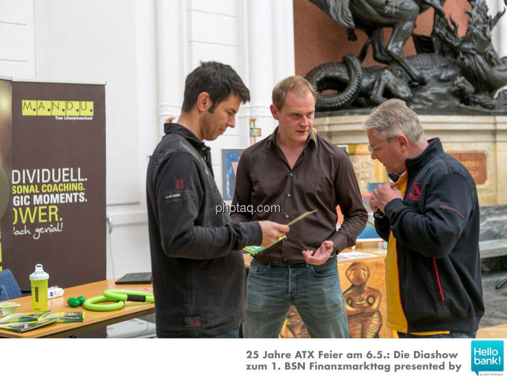 Rudolf Zipfelmayer, Stefan Lenhart (Mandu), Thomas Schneidhofer, © Martina Draper/photaq (07.05.2016) 