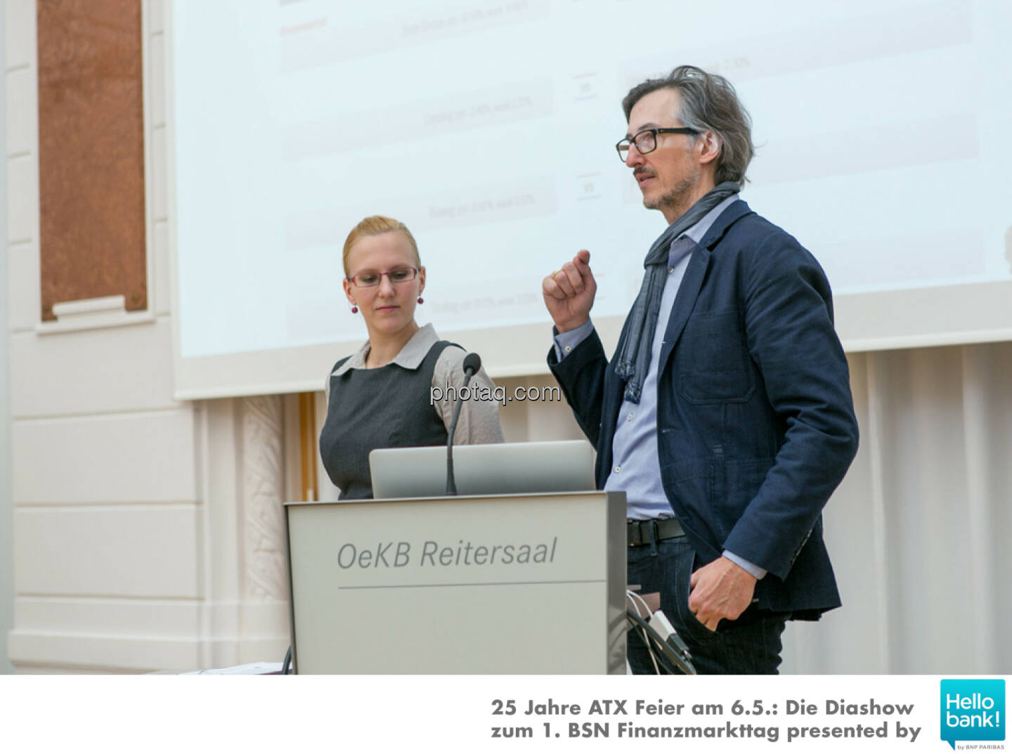 Angelika Scheid (S Immo), Josef Chladek (BSN) für http://www.aktientrophy.at