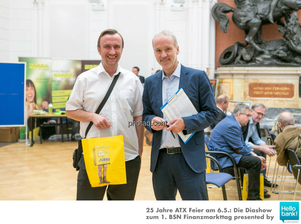 Herbert Gmoser, Christian Drastil, © Martina Draper/photaq (07.05.2016) 