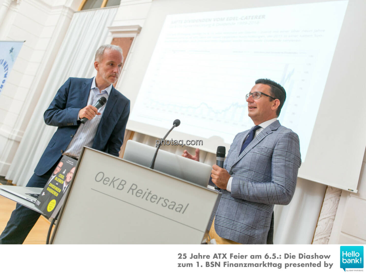 Christian Drastil, Christian Röhl stellen http://www.photaq.com/page/index/2505 presented by 3Banken Generali KAG vor