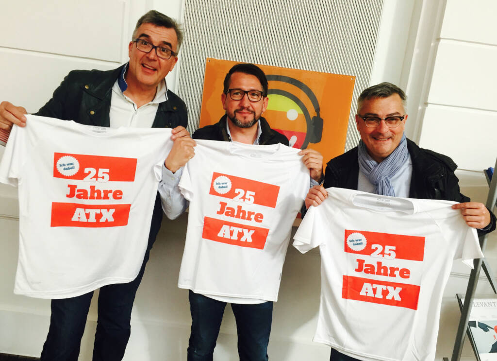 25 Jahre ATX - Manfred Haderer, Christian Faux, Christian Slovinec (09.05.2016) 