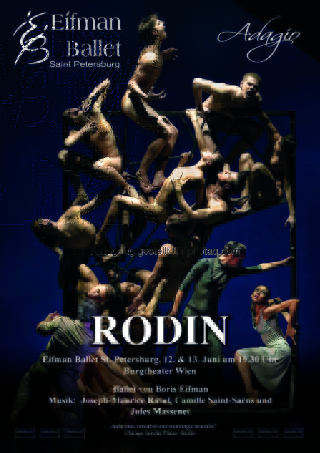 Boris-Eifman-Ballett : Auftritt des Boris-Eifman-Balletts am 12.Juni, dem Tag Russlands, am Wiener Burgtheater : Fotocredit: Boris-Eifman-Ballett