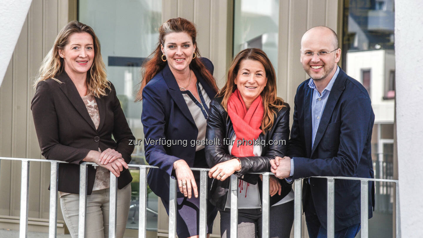 Biogena  GF-Team: Alexandra Herlbauer, Alexandra Aichholzer, Ulrike Göllner, Roman Huber : Biogena eröffnet „Arbeitsplatz der Zukunft“ und präsentiert den neuen Markenauftritt : Fotocredit: Biogena