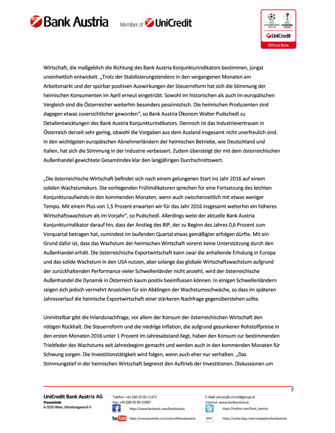 Bank Austria: Konjunkturindikator April, Seite 2/5, komplettes Dokument unter http://boerse-social.com/static/uploads/file_1058_bank_austria_konjunkturindikator_april.pdf