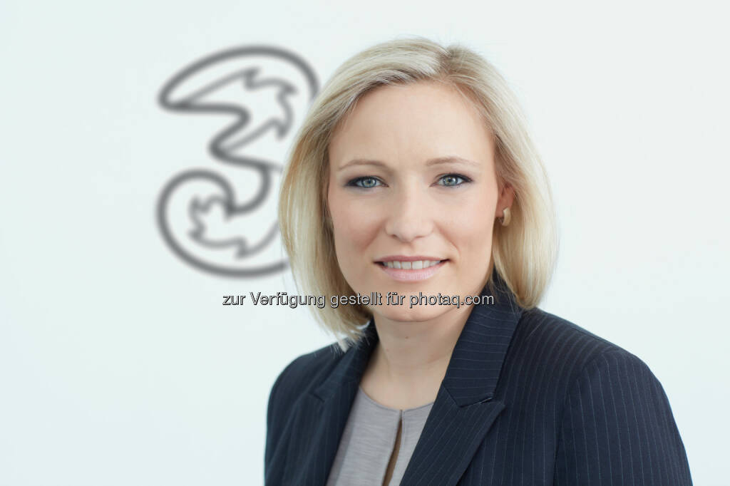 Veronika Rabl : Neue Personal-Chefin von Drei : Fotocredit: Hutchison Drei Austria GmbH/Michalski, © Aussender (17.05.2016) 