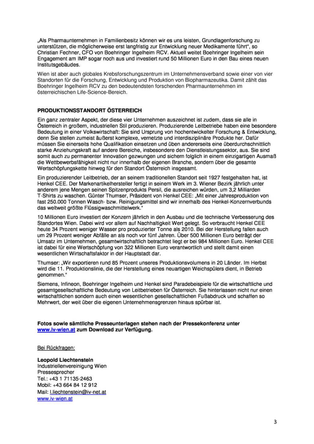 Industriellenvereinigung: Leitbetriebe in Österreich, Seite 3/3, komplettes Dokument unter http://boerse-social.com/static/uploads/file_1066_industriellenvereinigung_leitbetriebe_in_osterreich.pdf