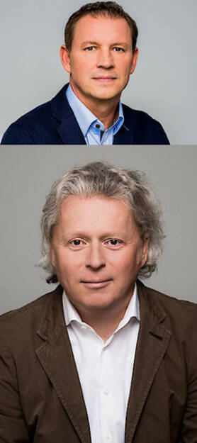 Thomas Grojer, Thomas Kreuzer : Personelle Veränderungen in der „Krone“-Anzeigenvermarktung : Thomas Kreuzer leitet die Branchenvermarktung Special Account, Thomas Grojer übernimmt die Regionalleitung Wien und Stammausgabe : Fotocredit: Copyright Mediaprint, Foto: Lalo Jodlbauer, © Aussendung (18.05.2016)