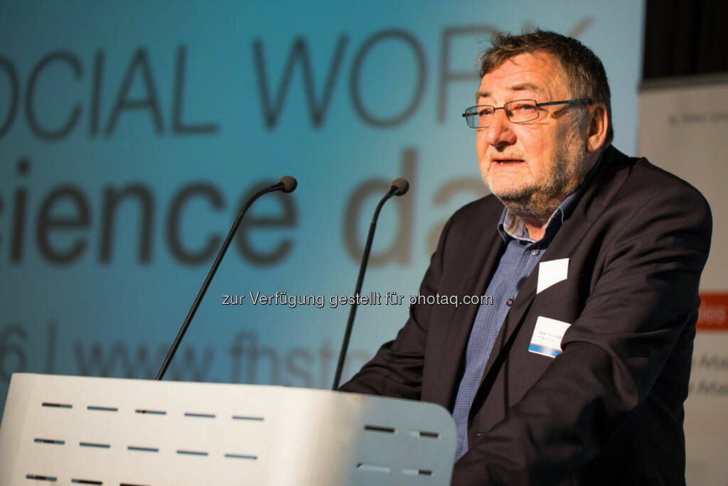 Peter Pantuček-Eisenbacher (Departmentleiter, Studiengangsleiter Soziale Arbeit Department Soziales, FH St. Pölten) : 2. Social Work Science Day der FH St. Pölten : Fotocredit: FH St. Pölten/Ingerle, © Aussender (20.05.2016) 