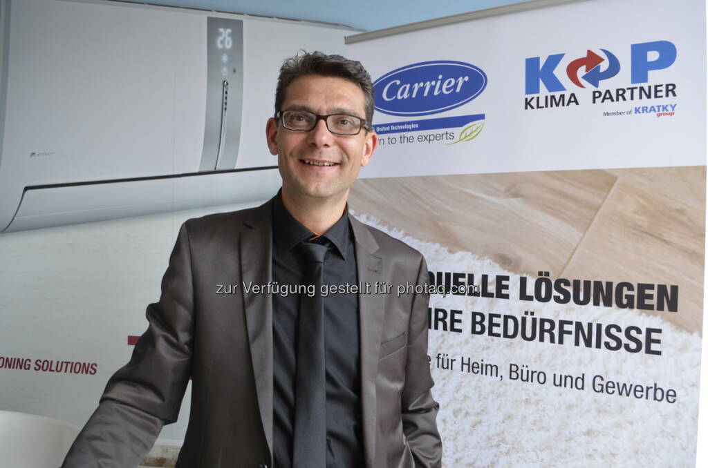 Harald Kratky (GF Kratky Kältetechnik GmbH) : AHI Carrier Klimageräte neu bei Kratky Kältetechnik : Fotocredit: Kratky Kältetechnik GmbH, © Aussendung (24.05.2016) 