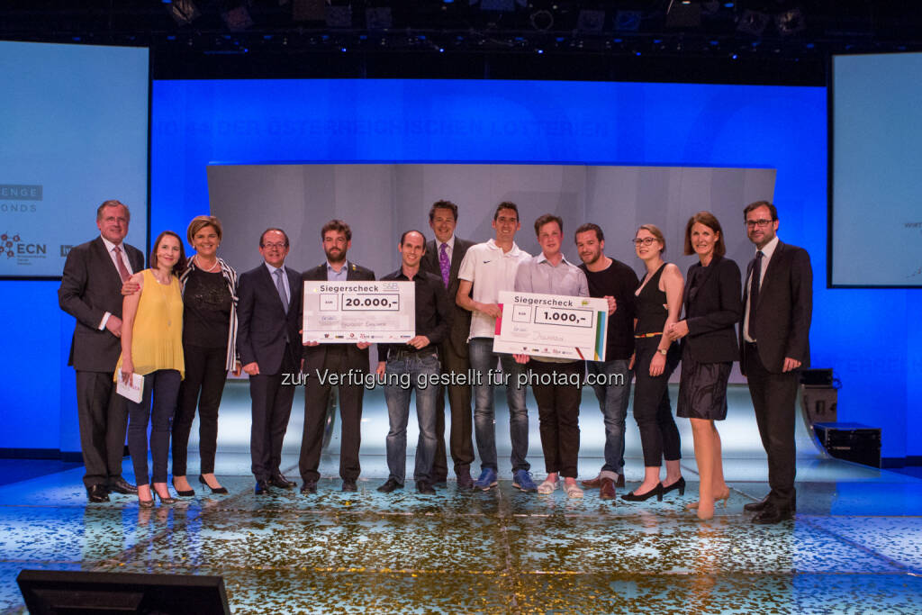 Gewinner des S&B-Awards und der Future Founders Challenge 2016 : Rudolf Sallinger Fonds : Ziel ist es Entrepreneurship an österreichischen Hochschulen zu verankern - Unternehmergeist beim Nachwuchs fördern : Fotocredit: C./Christian Georgescu, © Aussendung (24.05.2016) 