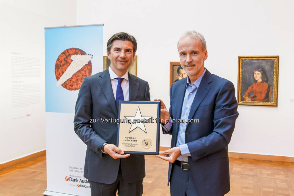 Robert Zadrazil (Bank Austria), Christian Drastil (BSN)  Foto Joe Schroecker, © Martina Draper/photaq (24.05.2016) 