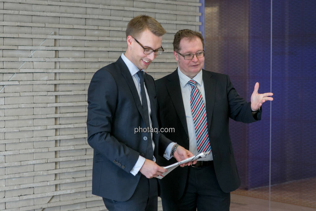 Klaus Ofner (Wienerberger), Gregor Rosinger (Rosinger Group), © Martina Draper/photaq (24.05.2016) 