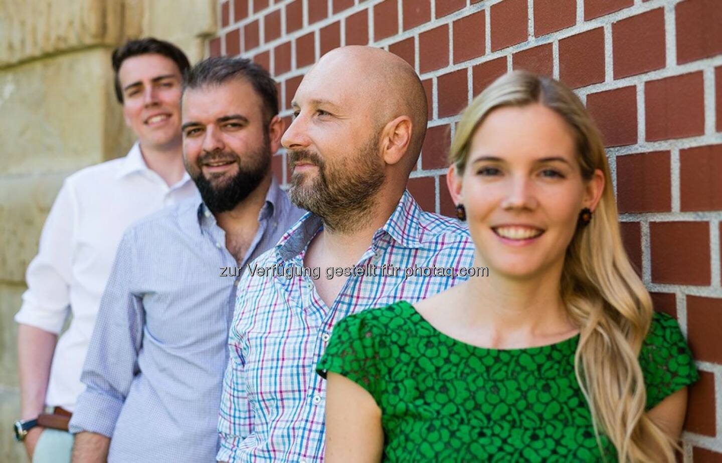 Thomas Primus, Mirza Muharemagic, Adnan Hanic, Christina Primus (Team FoodNotify) : Die neue FoodNotify Business App minimiert den administrativen Aufwand für Gastronomen : Fotocredit: FoodNotify
