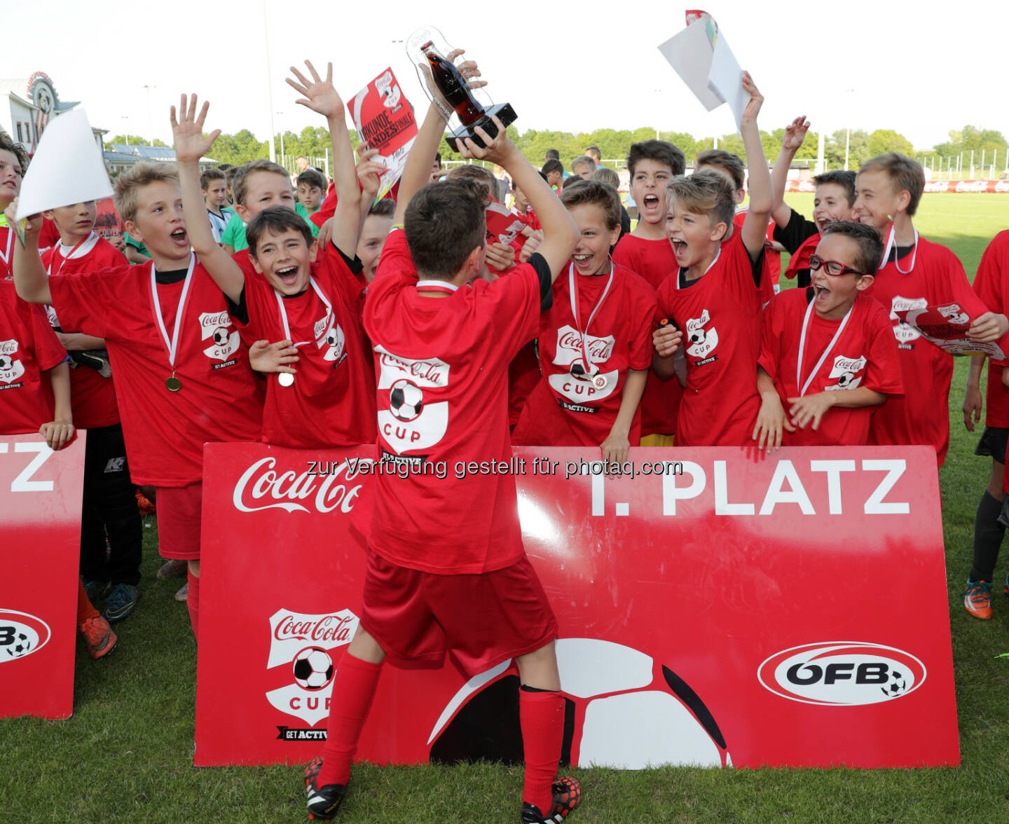 U12 von FC Admira Wacker Mödling gewinnt erneut Coca-Cola CUP in Niederösterreich : Fotocredit Coca-Cola/GEPA