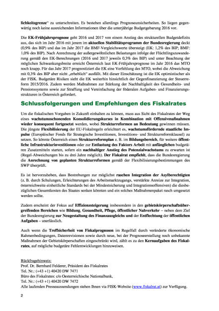 Fiskalrat: „Budgetpfad Österreichs vor dem Hintergrund der EU-Fiskalregeln, Seite 2/2, komplettes Dokument unter http://boerse-social.com/static/uploads/file_1123_fiskalrat_budgetpfad_osterreichs_vor_dem_hintergrund_der_eu-fiskalregeln.pdf (27.05.2016) 
