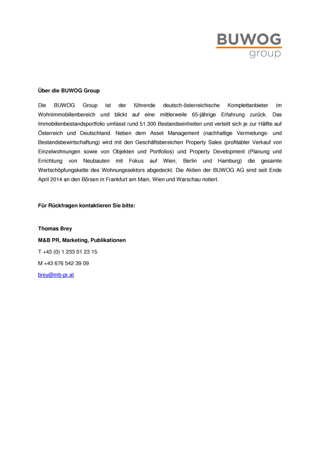 Buwog: Auszeichnung f&uuml;r Imagefilm, Seite 2/2, komplettes Dokument unter http://boerse-social.com/static/uploads/file_1129_buwog_auszeichnung_fur_imagefilm.pdf