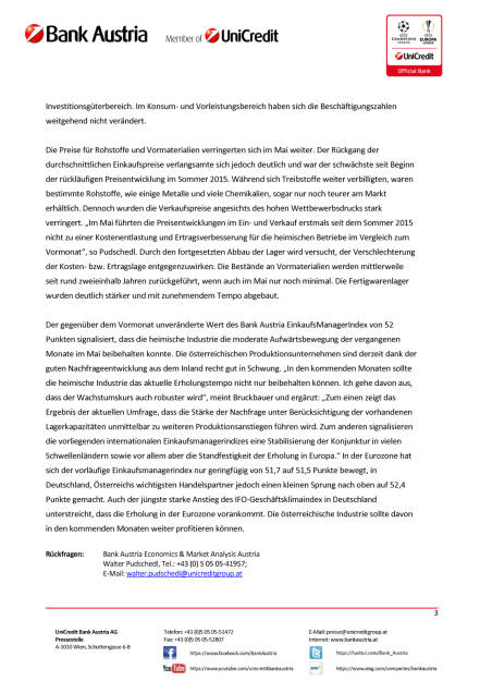 Bank Austria: Österreichs Industrie hält moderaten Wachstumskurs, Seite 3/3, komplettes Dokument unter http://boerse-social.com/static/uploads/file_1131_bank_austria_osterreichs_industrie_halt_moderaten_wachstumskurs.pdf (30.05.2016) 