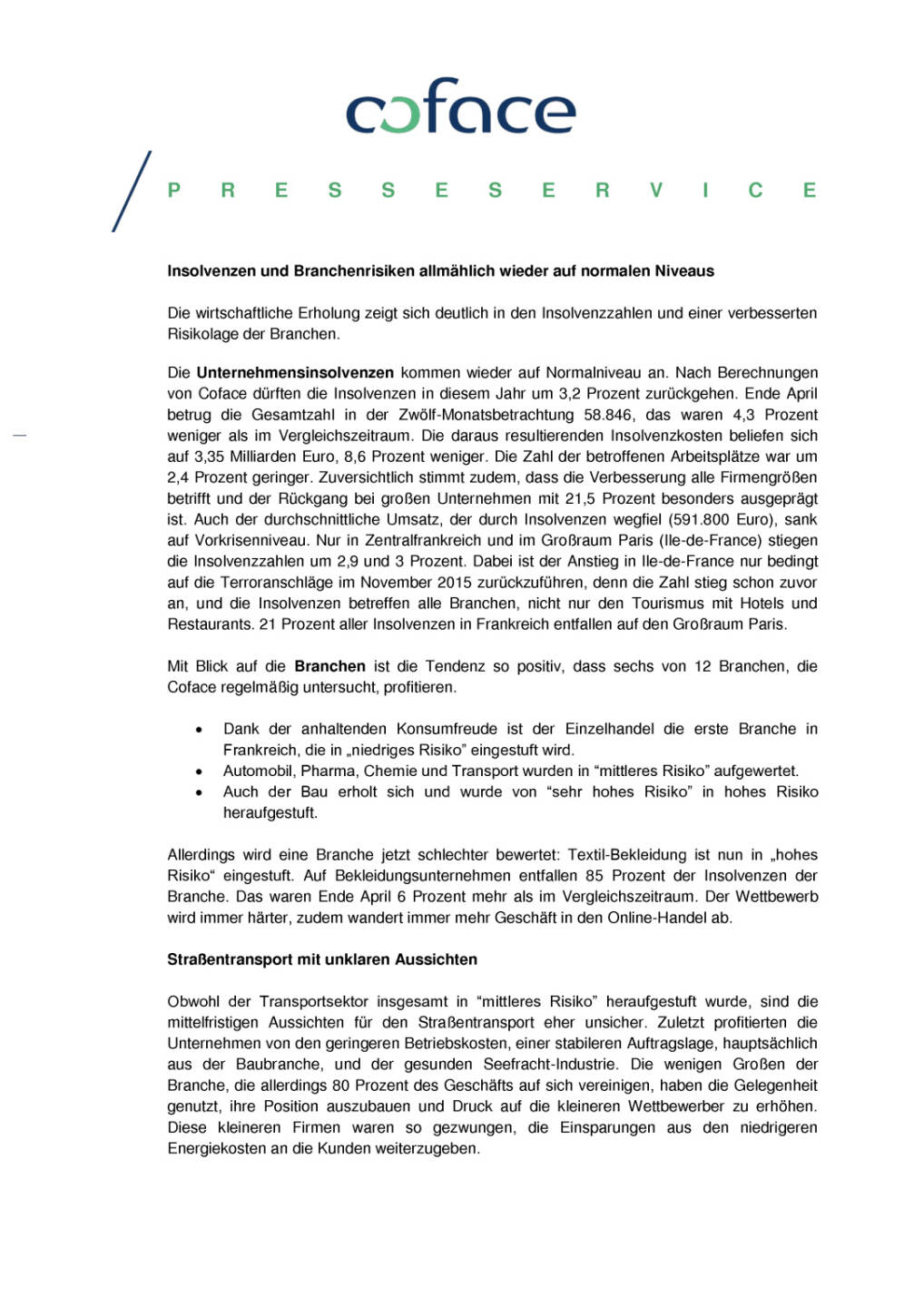 Coface: Startet Frankreich durch?, Seite 2/3, komplettes Dokument unter http://boerse-social.com/static/uploads/file_1160_coface_startet_frankreich_durch.pdf