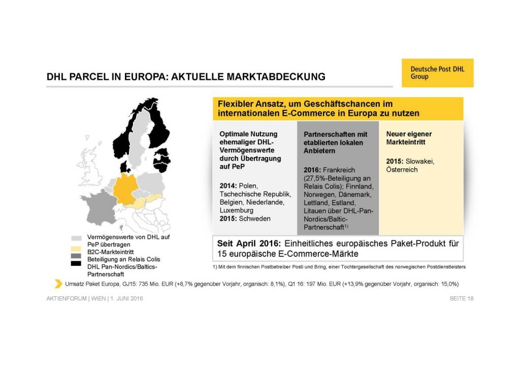 Deutsche Post - DHL in Europa (02.06.2016) 