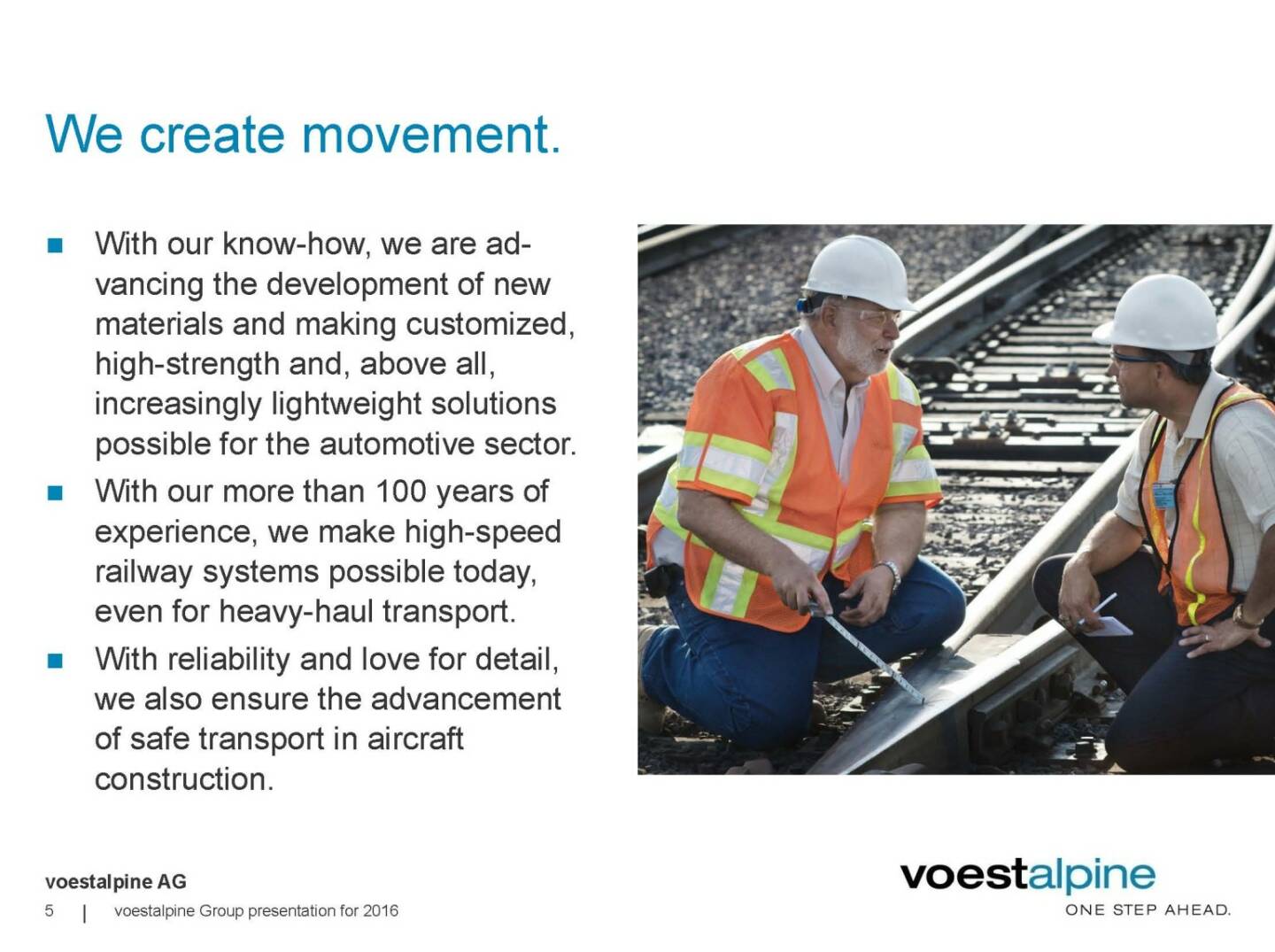 voestalpine - We create movement