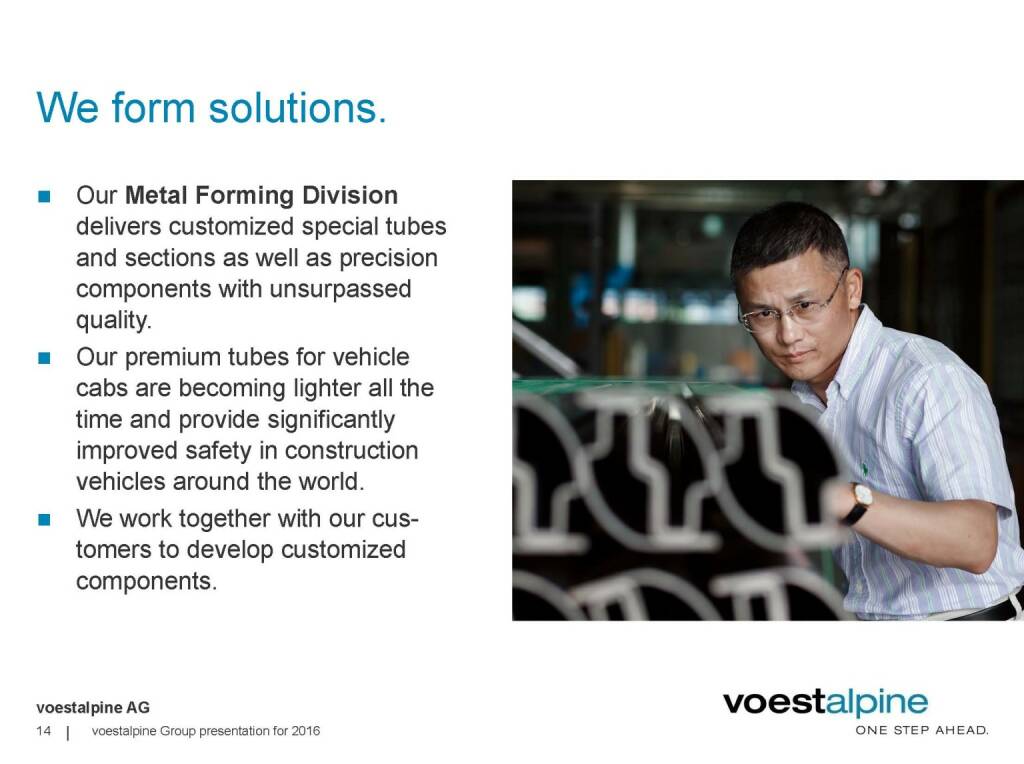 voestalpine - We form solutions (06.06.2016) 