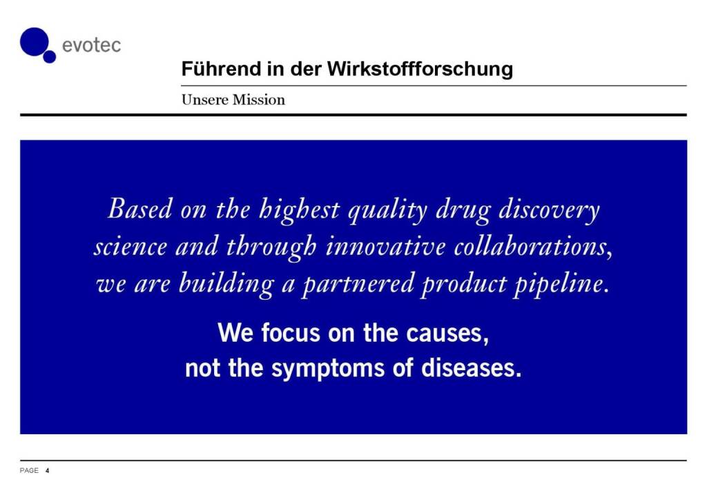 Evotec - Führend in der Wirkstoffforschung (07.06.2016) 