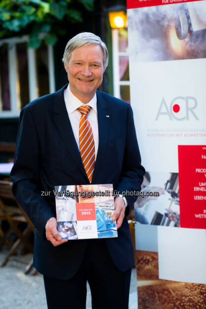 Martin Leitl (ACR-Präsident) : Austrian Cooperative Research Bilanz 2015 : ACR setzt Wachstumskurs fort und richtet Strategie neu aus : Fotocredit: S.E.A.N.-Art/Brunnbauer, © Aussender (08.06.2016) 