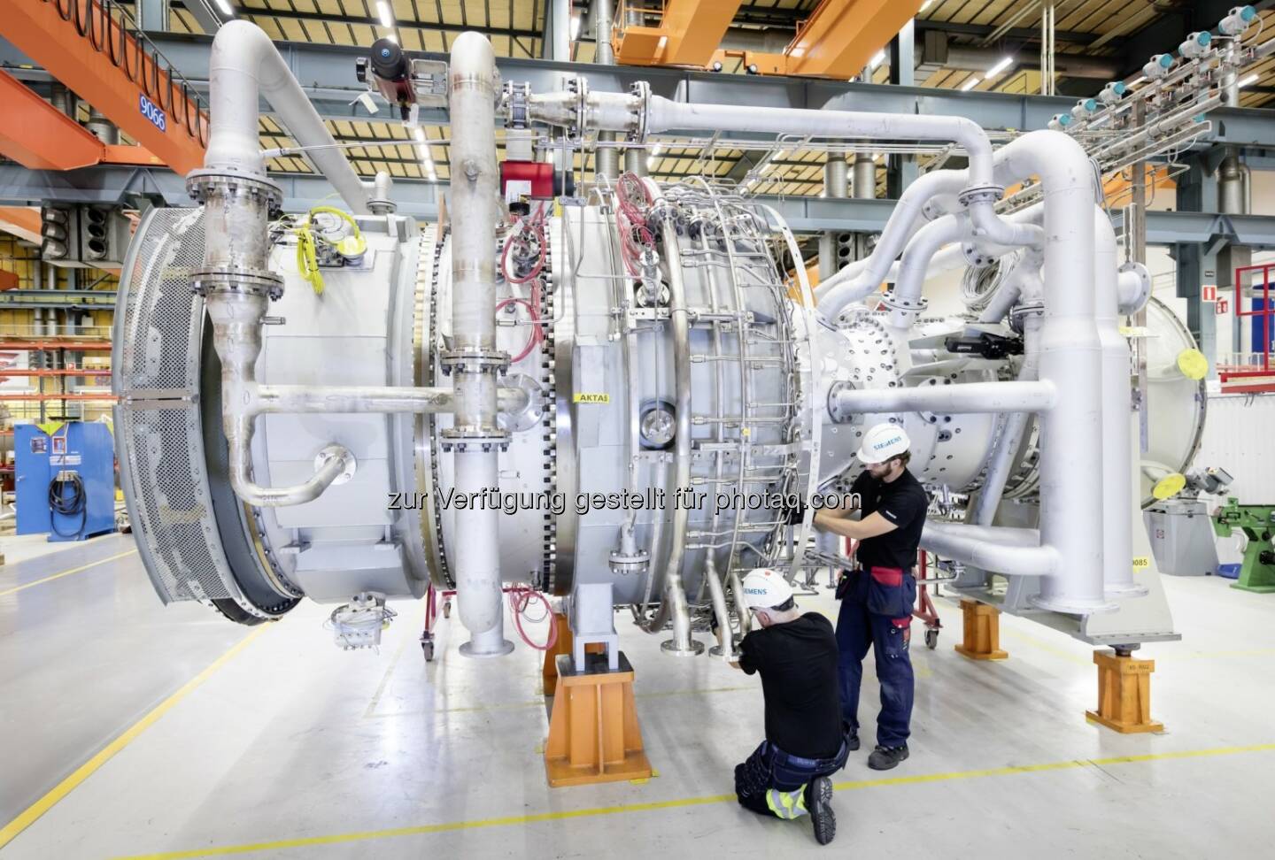 Siemens SGT-800 für Israel - Gasturbinenwerk in Finspong, Schweden : Siemens erhält Aufträge für zwei schlüsselfertige Industriekraftwerke in Israel : Fotocredit: Siemens AG